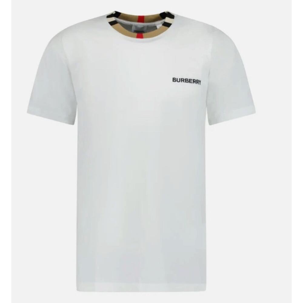 Burberry White Jayson Check T-Shirt*Men's XXL*NEW with Tags